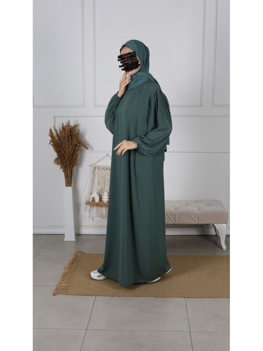 Abaya Frauen Grün
