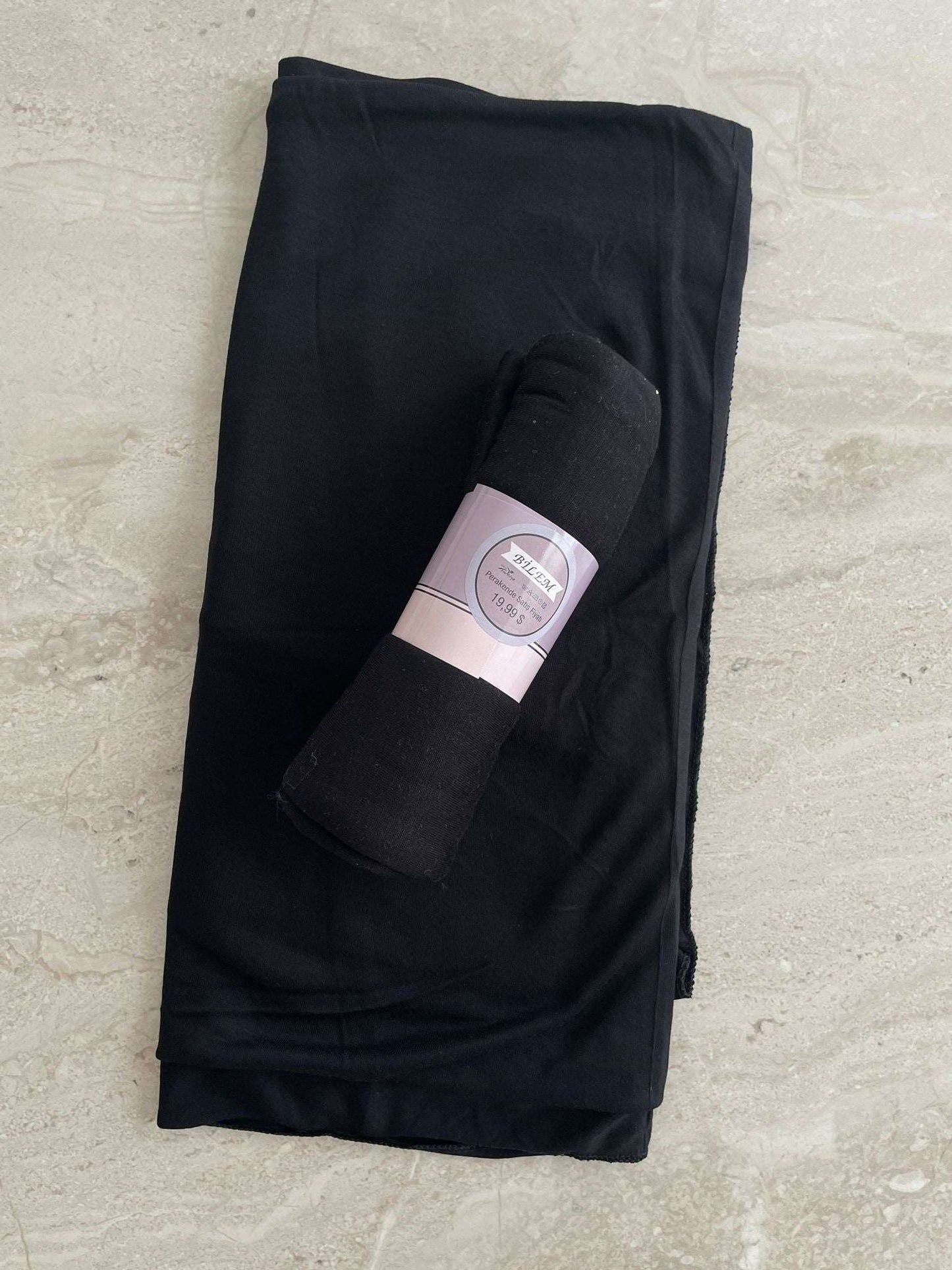 Jersey Kopftücher Schwarz
