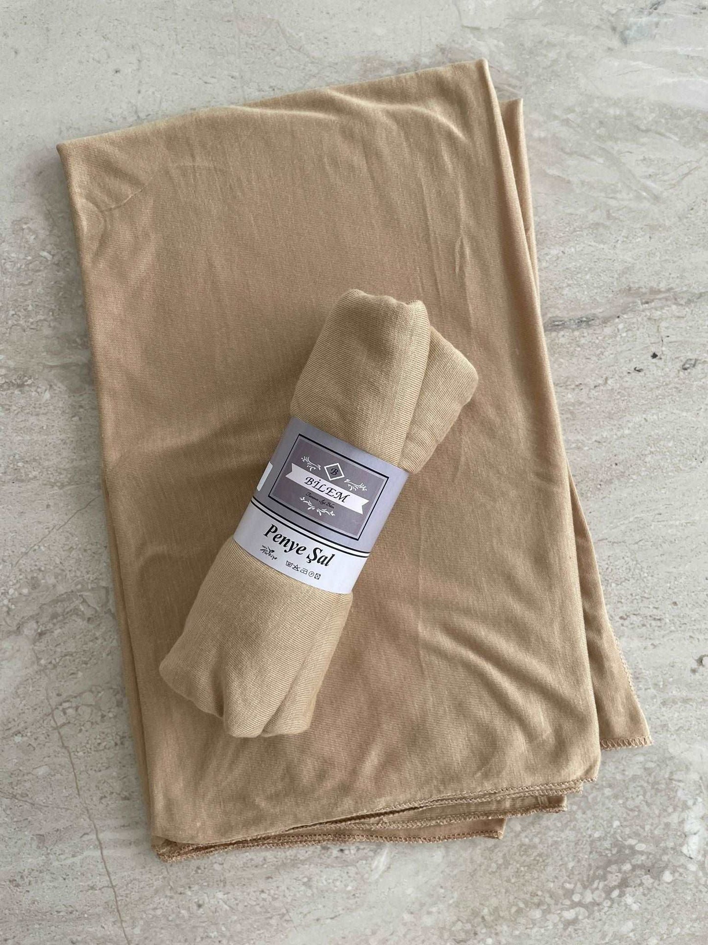 Jersey Kopftuch Sand