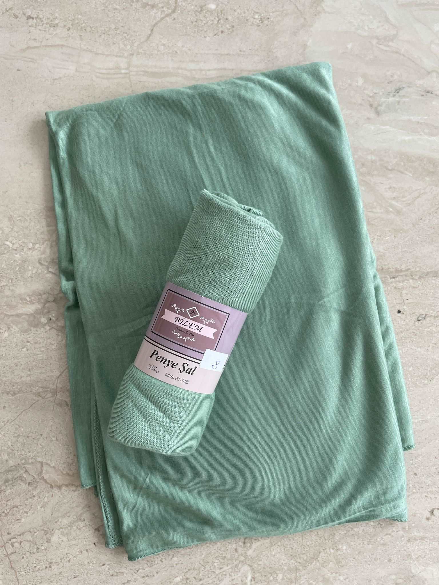 Jersey Kopftuch Türkis
